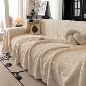 Soft Plush Fleece Throw Blanket for Couch Solid Cute Warm Couch Cover Blanket for Winter