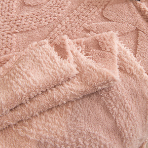 Soft Plush Fleece Throw Blanket for Couch Solid Cute Warm Couch Cover Blanket for Winter