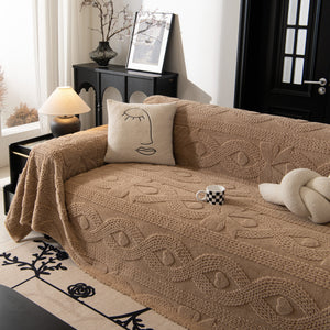 Soft Plush Fleece Throw Blanket for Couch Solid Cute Warm Couch Cover Blanket for Winter