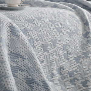 Houndstooth Non Slip Sofa Covers for Sofas Luxury Extra Large Blanket to Cover Couch