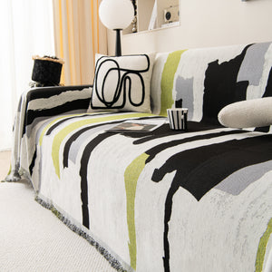Colorful Chenille Sofa Throw Cover, Fashionable Soft Washable Couch Protector, Sectional Sofa Covers
