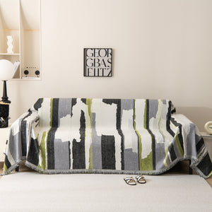 Colorful Chenille Sofa Throw Cover, Fashionable Soft Washable Couch Protector, Sectional Sofa Covers
