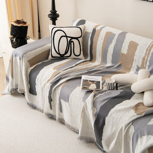 Colorful Chenille Sofa Throw Cover, Fashionable Soft Washable Couch Protector, Sectional Sofa Covers