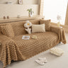 Thick Plush Faux Fur Couch Cover Blanket Warm Fuzzy Blanket Couch Protector for Winter