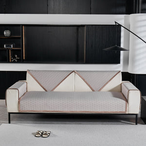Geometric 3D Sofa Cover, Non-Slip Couch Protector for Seat, Backrest & Armrest