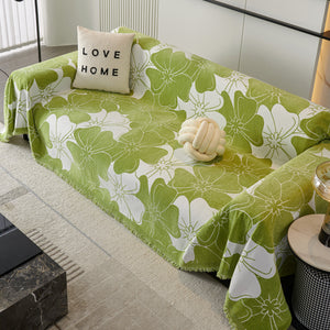 Decorative Throw Blankets for Sofa, Oversized Pretty Floral Throws for Sofas