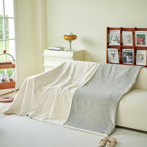 Faux Fur Smooth Plush Comfy Couch Covers, Soft Thicked Durable Blankets and Throws for Sofas
