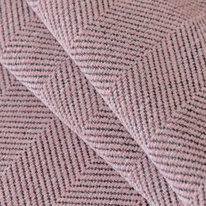 Boho Herringbone Sofa Throw Blanket with Pom Pom Tassels Stylish Furniture Slipcover