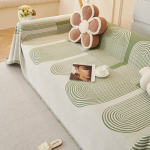 Chenille Boho Geometric Sofa Throw Cover Luxury Throws for Sofas Cat Proof Slipcovers Couch Covers