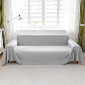 Summer Cool Dotted Cat Scratch Resistant Sofa Cover Blanket, Luxury Large Blanket Covers for Couch