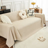 Teddy Throw Blanket and Stylish Slipcover for Couch, Waterproof Sofa Cover for Pets