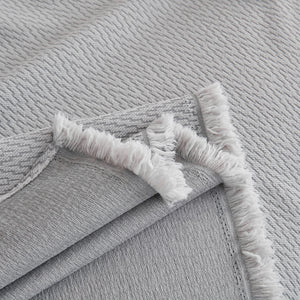 Waterproof Scratch Proof Herringbone Large Throw Blanket for Couch, Chenille Couch Cushion Covers for Pets