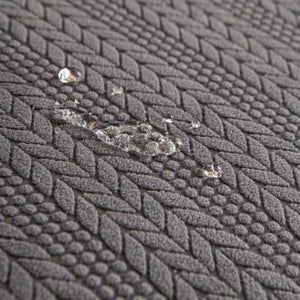 High Stretch Wheat Ear Embossed Textured Couch Slipcover, Water Repellent Sofa Cover
