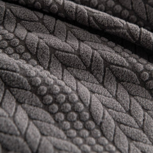 High Stretch Wheat Ear Embossed Textured Couch Slipcover, Water Repellent Sofa Cover