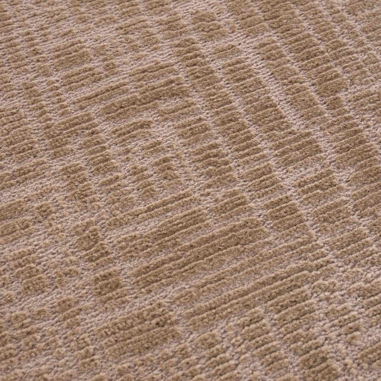 Leanna Light Brown Washable Area Rug