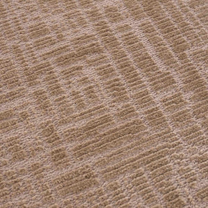 Leanna Light Brown Washable Area Rug
