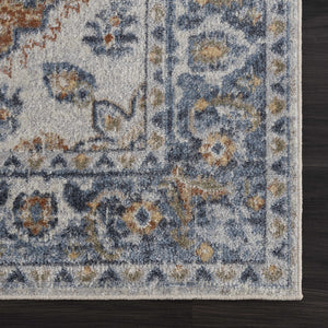 Rust Hiti Washable area rug - Clearance