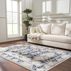 Bindi Navy Area Rug - Clearance