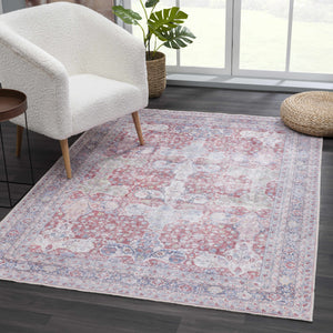 Rust Goma Vintage  Area Rug - Clearance