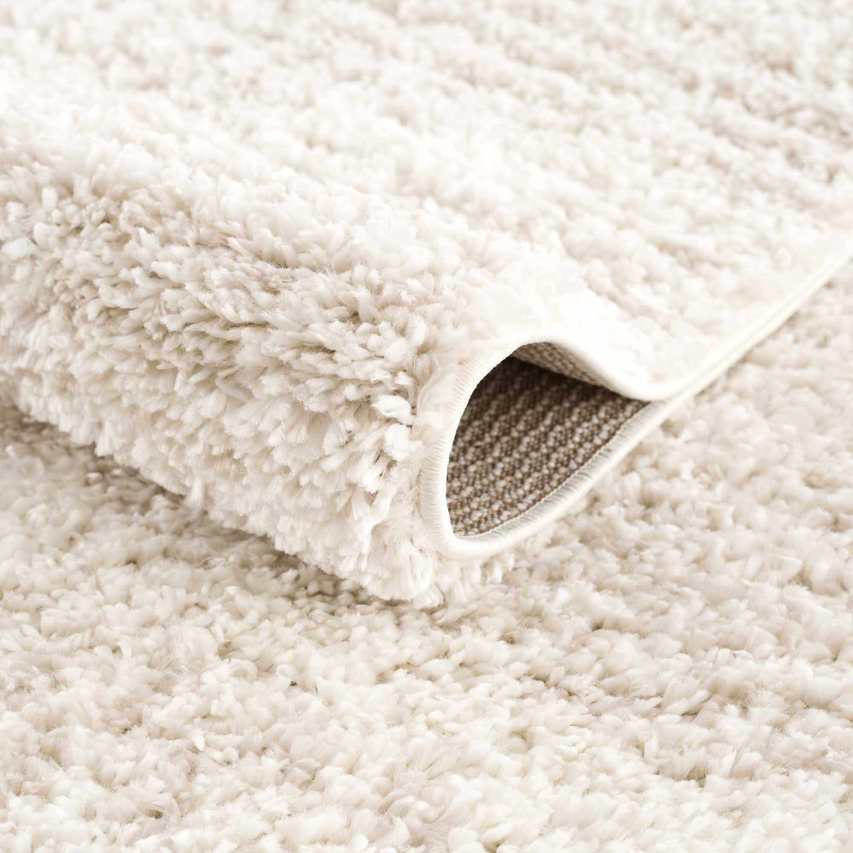 Hauteloom Trunding Plush Rug - Light Beige
