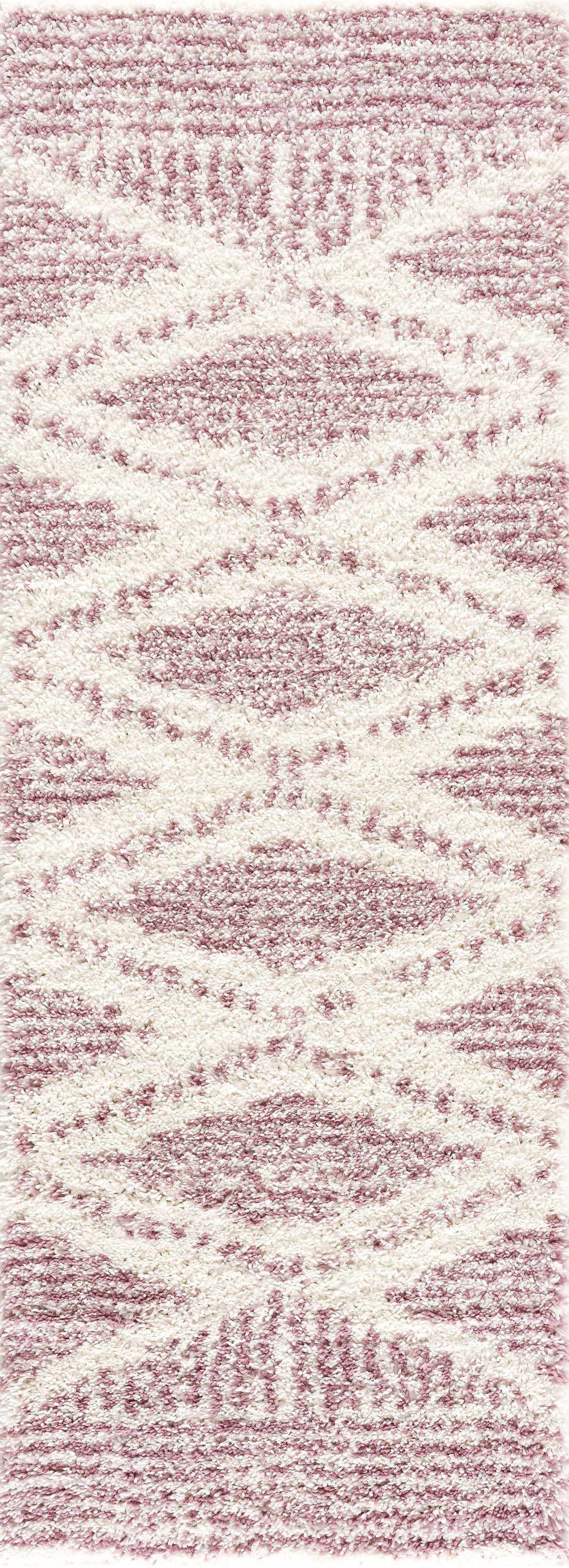 Trunding Plush  in Pink Area Rug - Clearance
