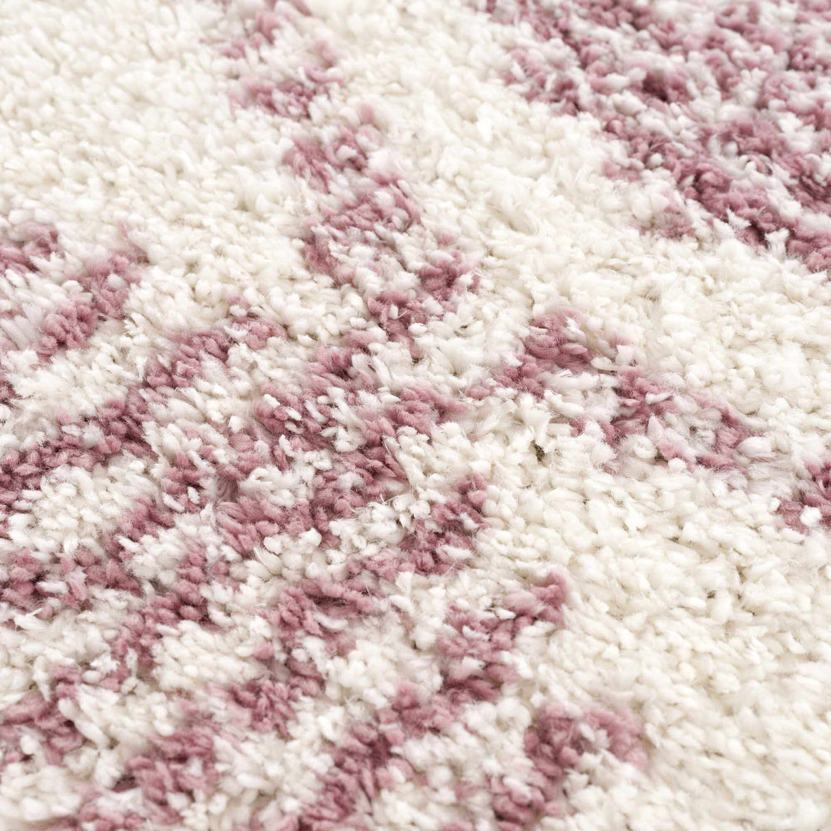 Trunding Plush  in Pink Area Rug - Clearance