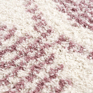 Trunding Plush  in Pink Area Rug - Clearance