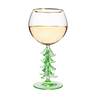 Natale Stemmed Wine Glassware, Single