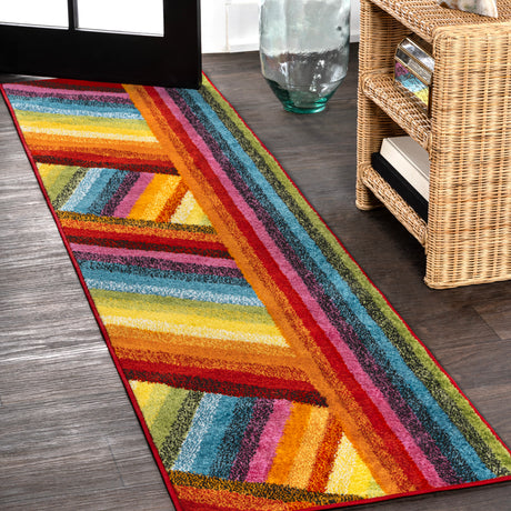 Retro-Rainbow-Contemporary-Stripe-Runner-Rug-Area-Rugs