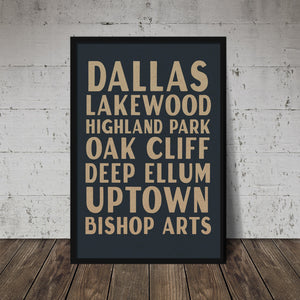 Dallas Texas Subway Scroll