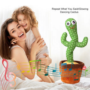 Dancing Cactus Mimicking Toy USB-C Rechargeable