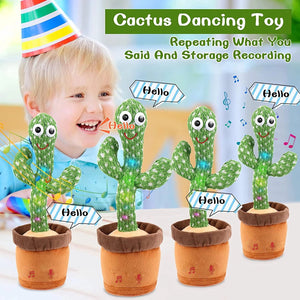 Dancing Cactus Mimicking Toy USB-C Rechargeable