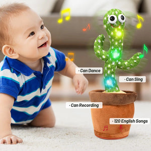 Dancing Cactus Mimicking Toy USB-C Rechargeable