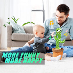 Dancing Cactus Mimicking Toy USB-C Rechargeable