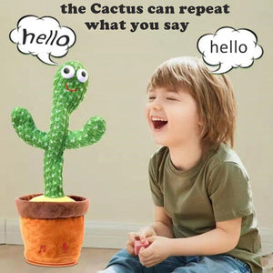 Dancing Cactus Mimicking Toy USB-C Rechargeable