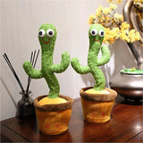 Dancing Cactus Mimicking Toy, USB-C Rechargeable