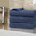 Napa Zero Twist Cotton Solid Waffle Honeycomb Bath Towel Set of 3 - Bath Towel by Superior Brand