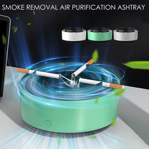 Smokeless Ashtray Air Purifier Smoke Filter Ashtray with Odor Removal