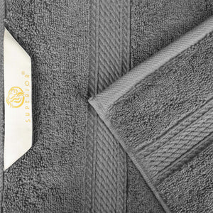 Madison Egyptian Cotton Plush Heavyweight 8 Piece Towel Set - Egyptian Cotton Towel Set by Superior Brand