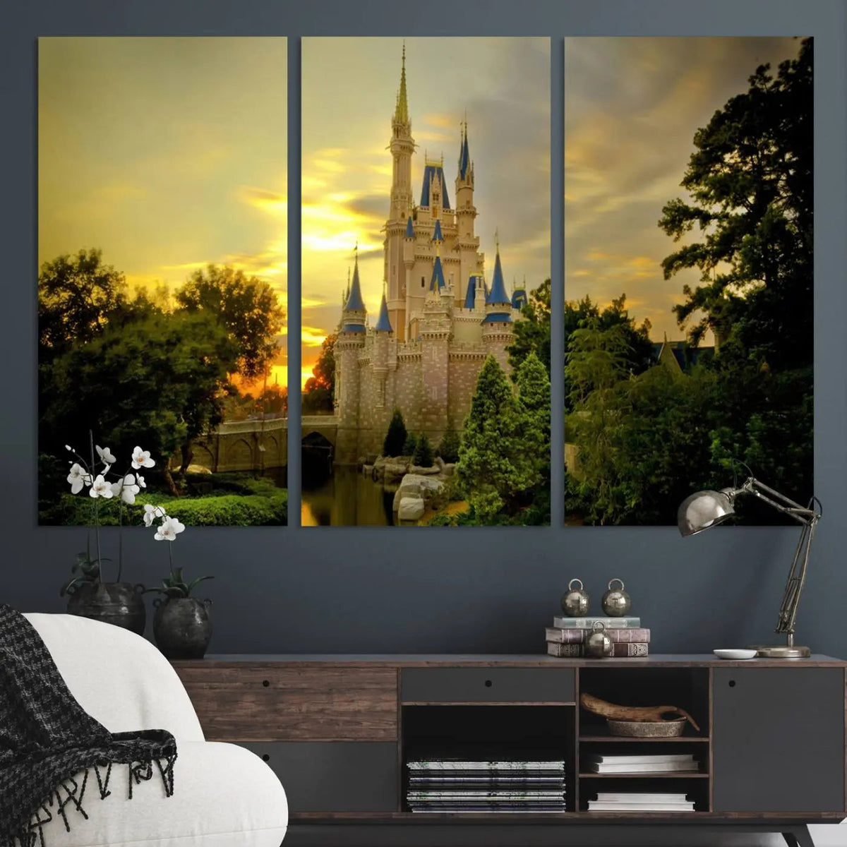 Disney Castle Wall Art Canvas Print – Magical Disneyland