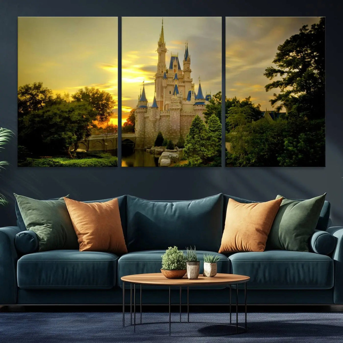 Disney Castle Wall Art Canvas Print – Magical Disneyland