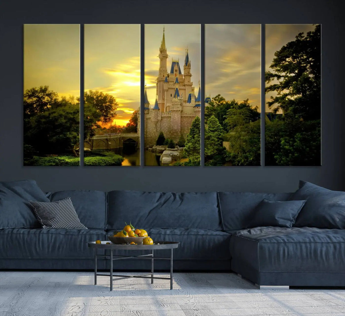 Disney Castle Wall Art Canvas Print – Magical Disneyland