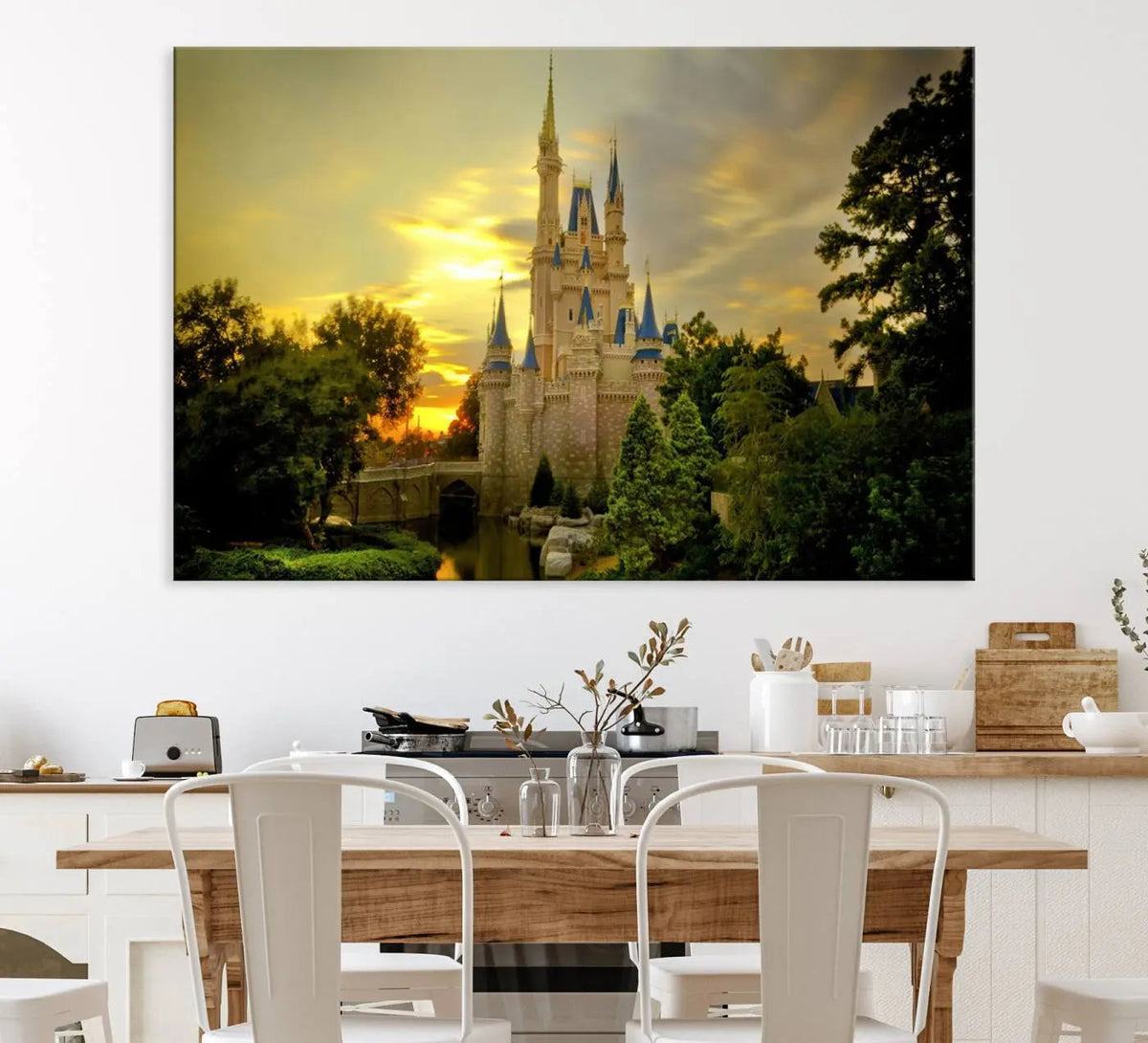 Disney Castle Wall Art Canvas Print – Magical Disneyland