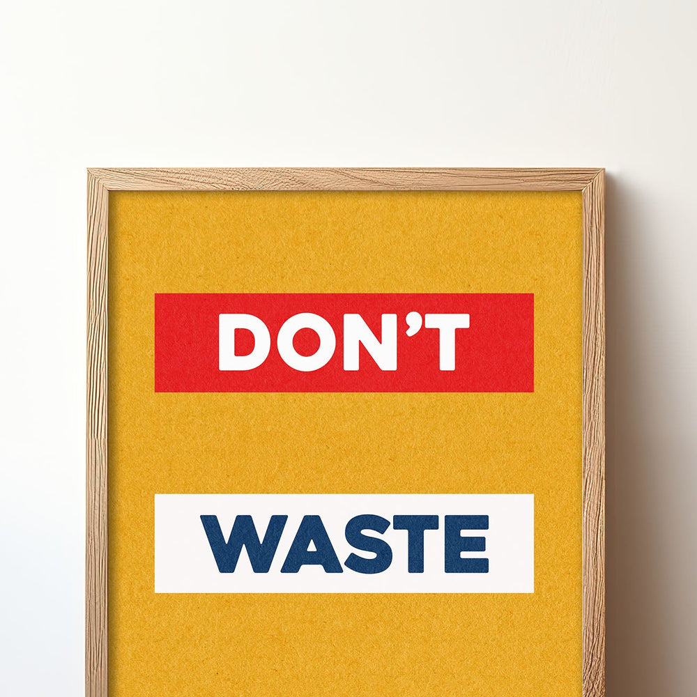 Don't Waste Brisket Art Poster Print