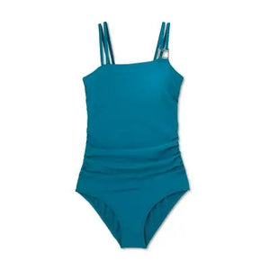 Double Strap UPF 50 One Piece Swimsuit - Shape + Style