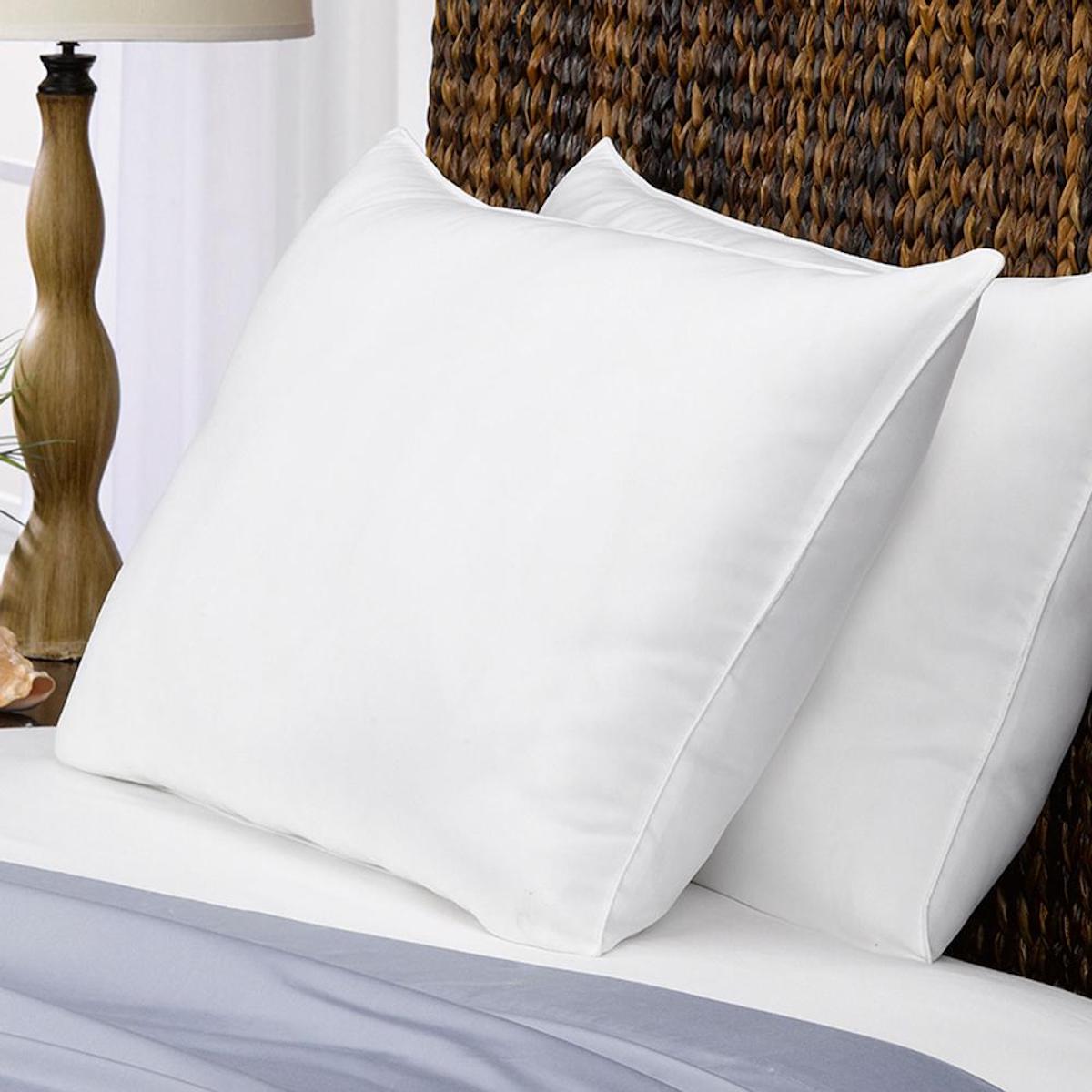 2 Pack Beauty Sleep Cotton Feather & Down Pillows - Bed Bath Fashions