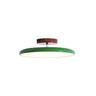 Orbitra | Flush Mount LED Ceiling Light with Swivel Arm, Dimmable Beige or Green Fixture