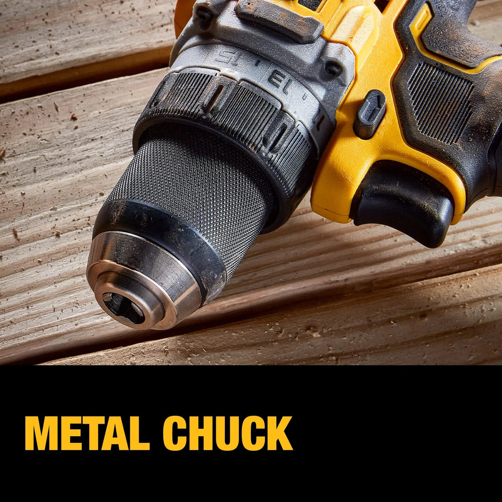 Open Box - DEWALT 20V MAX* XR® Brushless Cordless 1/2 in. Drill/Driver Kit (DCD800P1), Yellow (B09YXVCTSN)