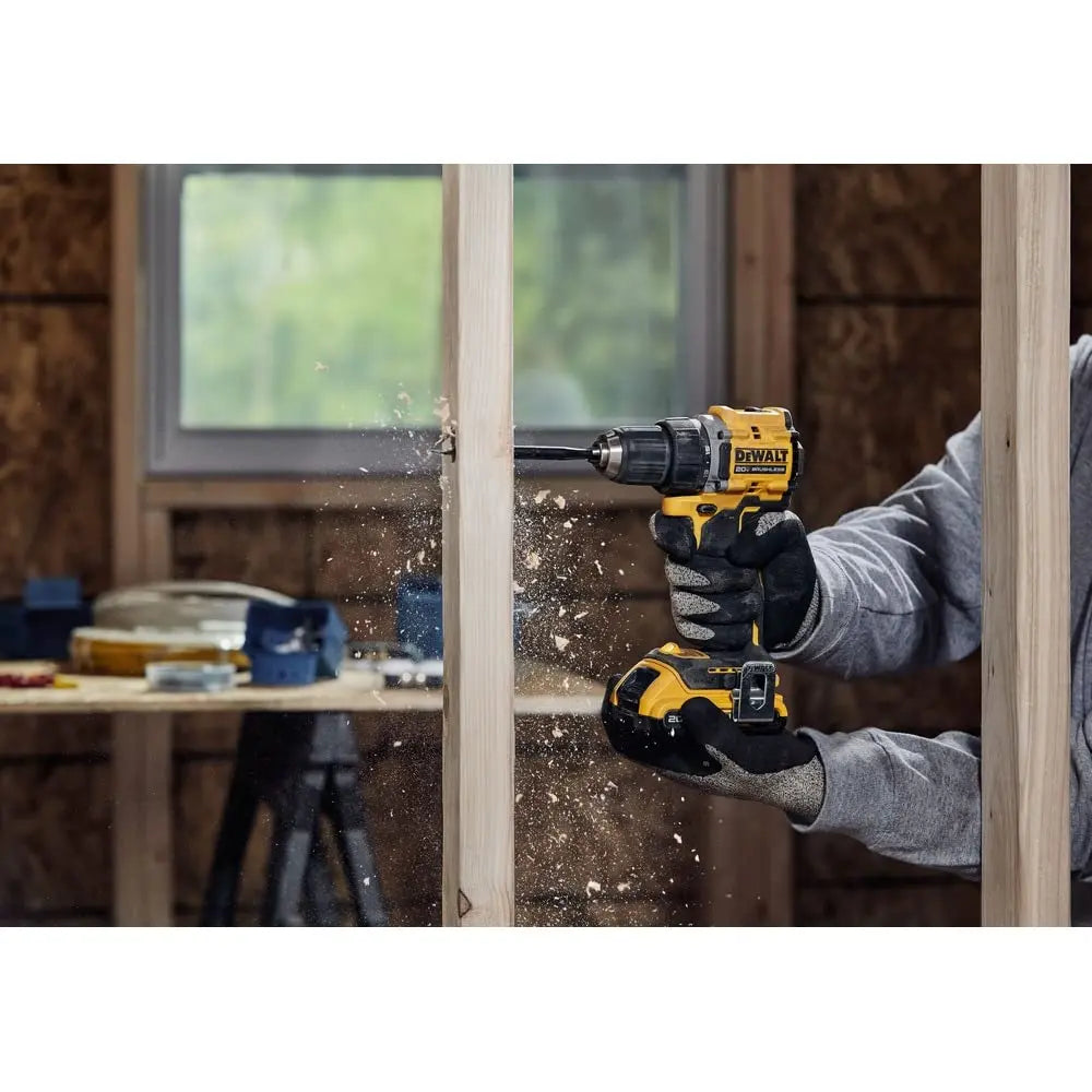 Open Box - DEWALT ATOMIC 20-Volt Lithium-Ion Cordless Compact 1/2 in. Drill/Driver Kit with 2.0Ah Battery, Charger and Bag