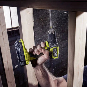 Open Box -  RYOBI ONE+ HP 18V Brushless Cordless Compact 1/2 in. Drill/Driver Kit with (2) 1.5 Ah Batteries, Charger and Bag